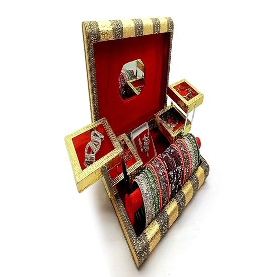 Dřevěný organizér na šperky Ručně vyřezávané řemeslné výrobky Dárkové předměty Šperkovnice