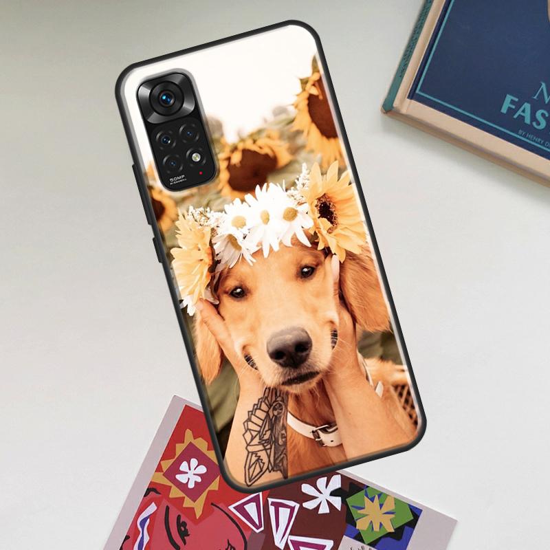 Golden Retriever Freund Hülle Für Xiaomi Redmi Note 14 13 12 11 9 10 15 Pro Plus Redmi 15 15C 14C 13C 12C 10C Abdeckung
