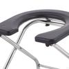 Foldable Toilet Seat Bedside Commode Elderly Squat Stool for Bathroom