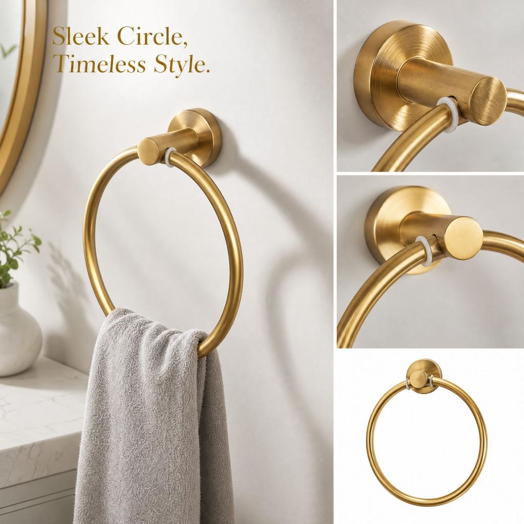 Stainless Bathroom Towel Towel Holder for Hand Towels and Washcloths