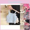 Adorable Princess Style Baby Girl Summer Outfit With Soft Knit Vest And Patterned Shorts