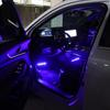 USB Auto Ambientebeleuchtung 1-zu-2 Mehrfarbige LED Innenraum Stimmungslicht Kit für Fußraum Armaturenbrett Plug Play Dekorative Beleuchtung für SUV
