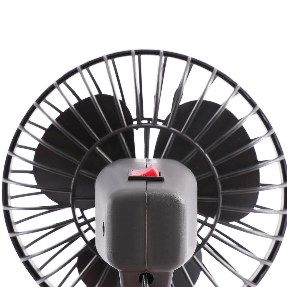 Oscillating Vehicle Caravan Dashboard Cooling 12V Car Fans Suction Cup Fan Car Air Conditioner