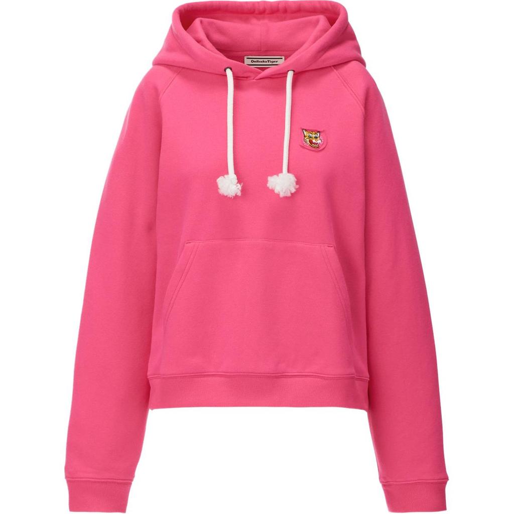 Onitsuka Tiger Hoodie With Tiger Patch Women Hoodies Pink 2182B265-700
