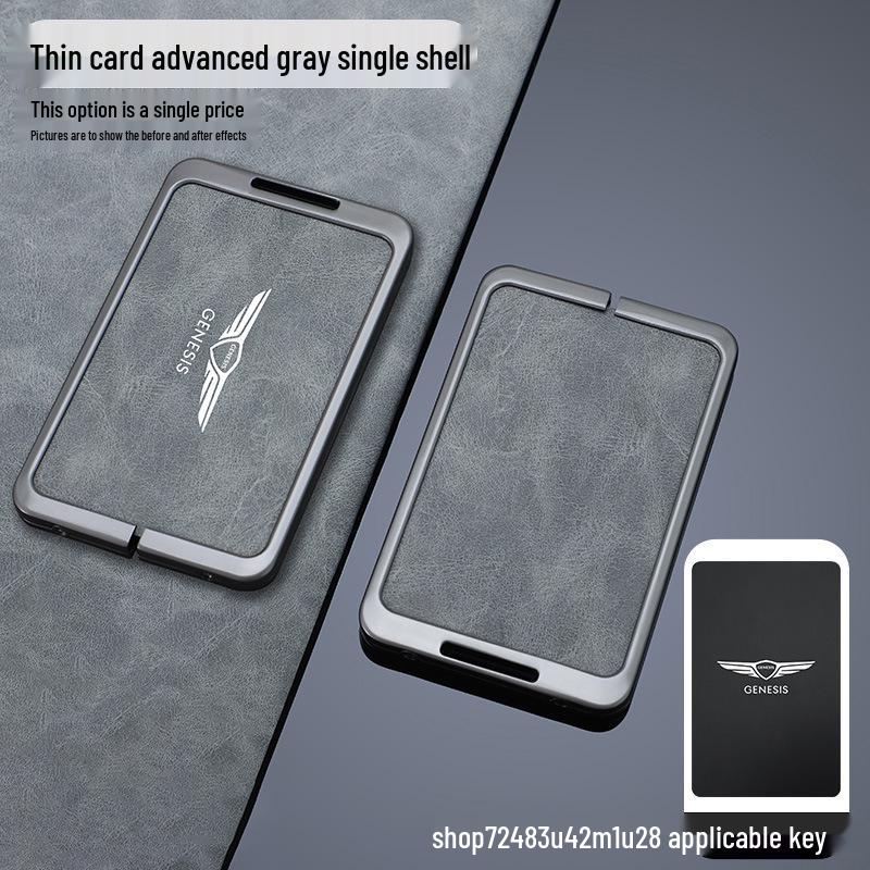 Genesis GV607080 Card Key Cover - Premium Men's Remote Key Bag and Shell