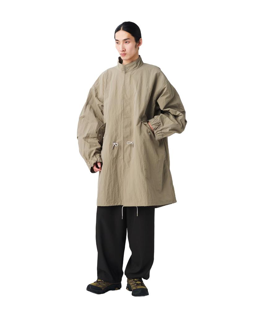 Snow Peak Nylon Washer Coat Outerwear Jacket Coat Overcoat Down Padded GREIGE XL CT-26SU002 Men's Women's