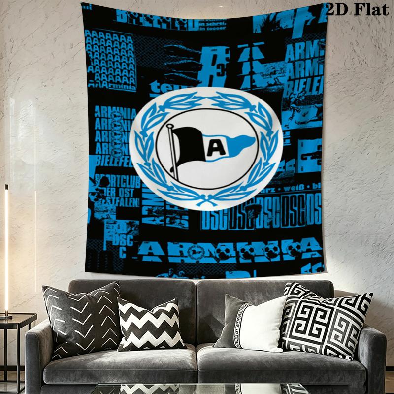 Arminia Bielefeld Wall Tapestry Aesthetic Wall Hanging Printed Fabric Blanket Decorative Tapestries for Bedroom Living Room Home Decor