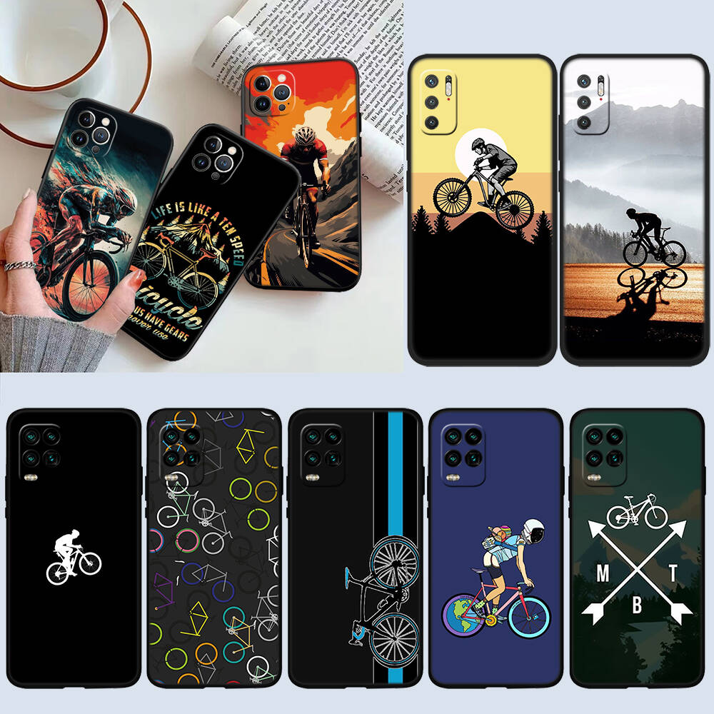 Cycling Bicycle Phone Case for Samsung S20 S21 S21S S22 S23 S24 FE Ultra Plus Lite F06 F16 M06 M16 M56 A07 A17 A36 A37 A55 A57