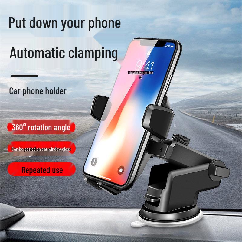 Cross-Border Multifunction Car Phone Holder with Rotating Dashboard Suction Cup
