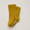 Infant Unisex Cotton Non-Slip Mid-Calf Socks (0-3 Years) - Double Needle, Loose Cuff for Spring/Autumn