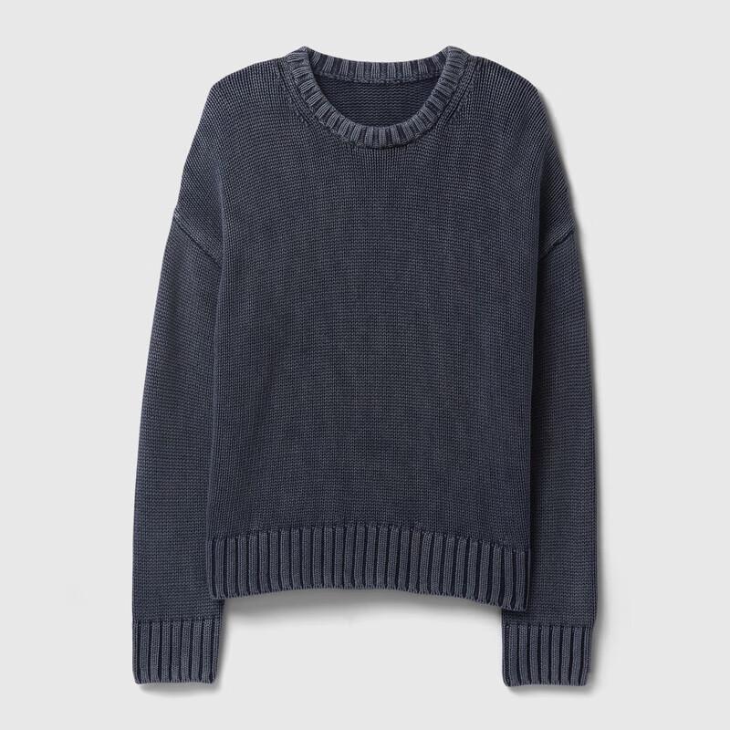 Gap Women's Cotton Ribbed Crew Neck Sweater
