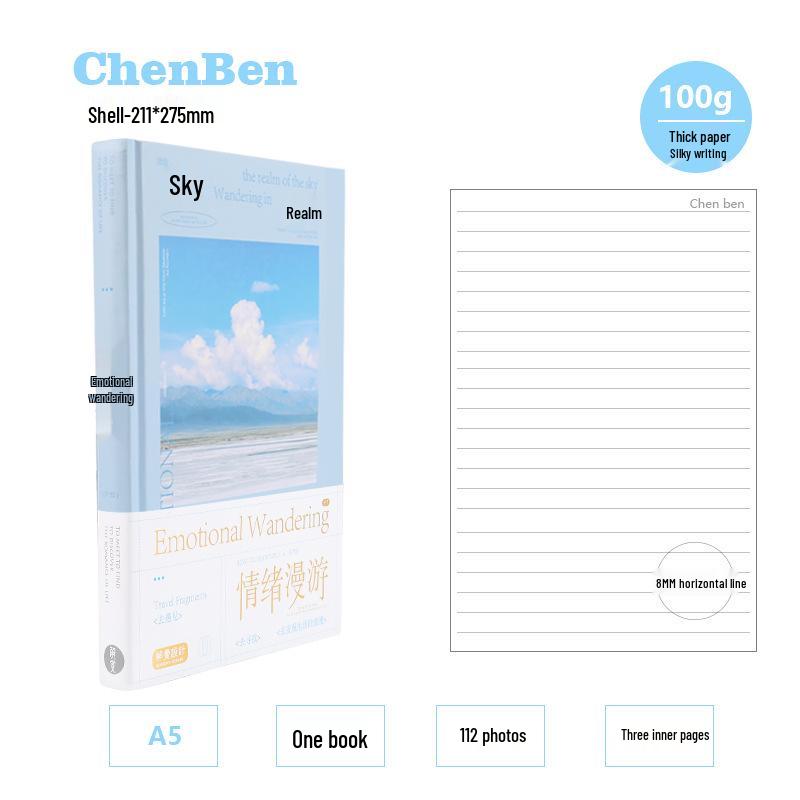 High-Value Student Notebook: Stylish Landscape Cover for Classroom & Office Use