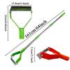 Garden Hoe Heavy Duty Loop Long Handle Shovel Metal Weeder Scraper Gardening Hoe for Digging Trenching Loosening Hoeing Edging