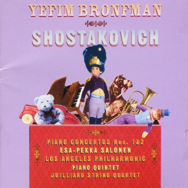 

CD DMITRI SHOSTAKOVICH - YEFIM BRONFMA - Concertos Nos. 1 & 2 • Piano Quinte SK60677 Sony Classical 1999 Japan Classical Used