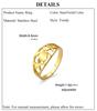 Cazador Cute Turtle Starfish Open Rings for Women Stainless Steel Adjustable Finger Rings Gold Color Jewelry 2026 Valentine Gift