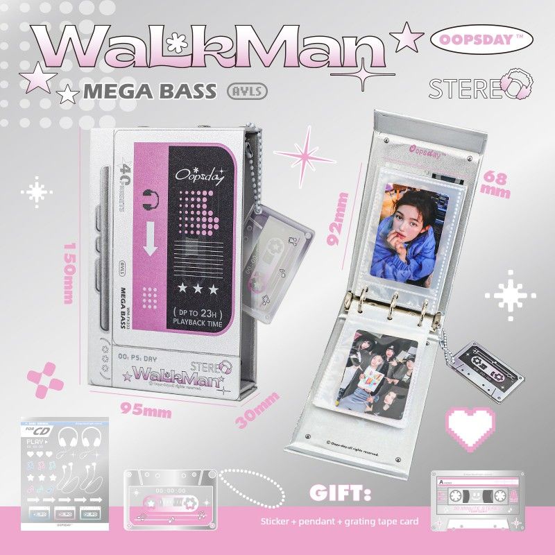 

Oopsday Студенты Используют Альбом для Карточек для Фотокарточек 3 дюйма pink-pink