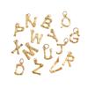 CARLIDANA Letter Charm Waterproof Stainless Steel Accessories DIY Jewelry Bamboo Knot Necklace Bracelet Alphabet Pendant