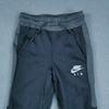 Nike Knitted Sports Pants SwooshAir Sports Lifestyle Series Fleece Thickened Cuffed Breathable Casual Kids Pants Black AR7301-010