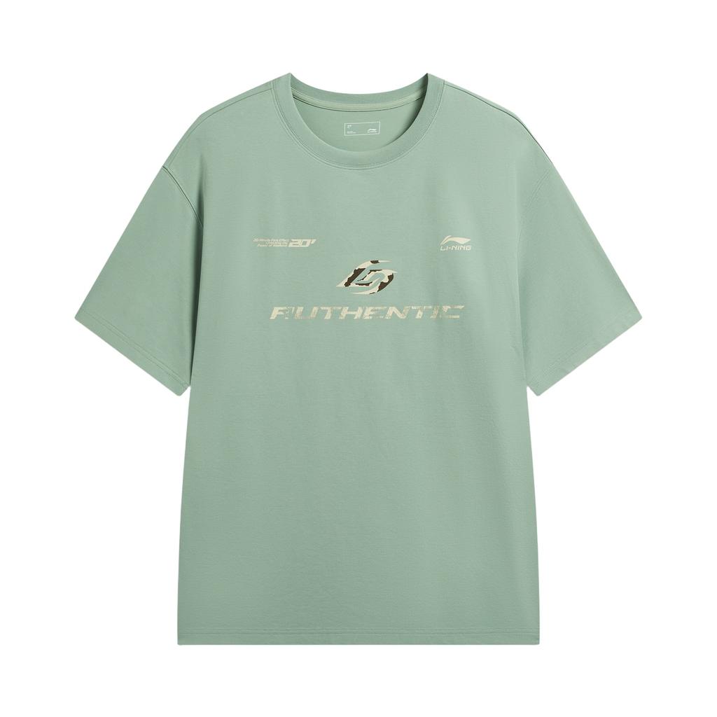 Li Ning Sports Lifestyle Series Round Neck Logo Letter T-Shirt Men Tops ATSW397-2