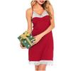 Adjustable Spaghetti Strap Pajama Lace Dress