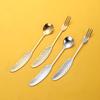 Feather 304 Stainless Steel Dessert Tableware