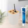 Toothbrush Holder Compartments Makeup Storage Organizer Spatula Holders Case