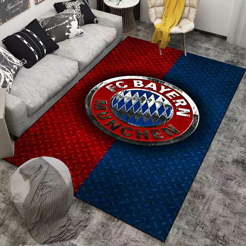 Tapis FC Bayern Munich Tapis de sol design, adapté comme tapis antidérapant pour le salon ou le canapé de la chambre à coucher