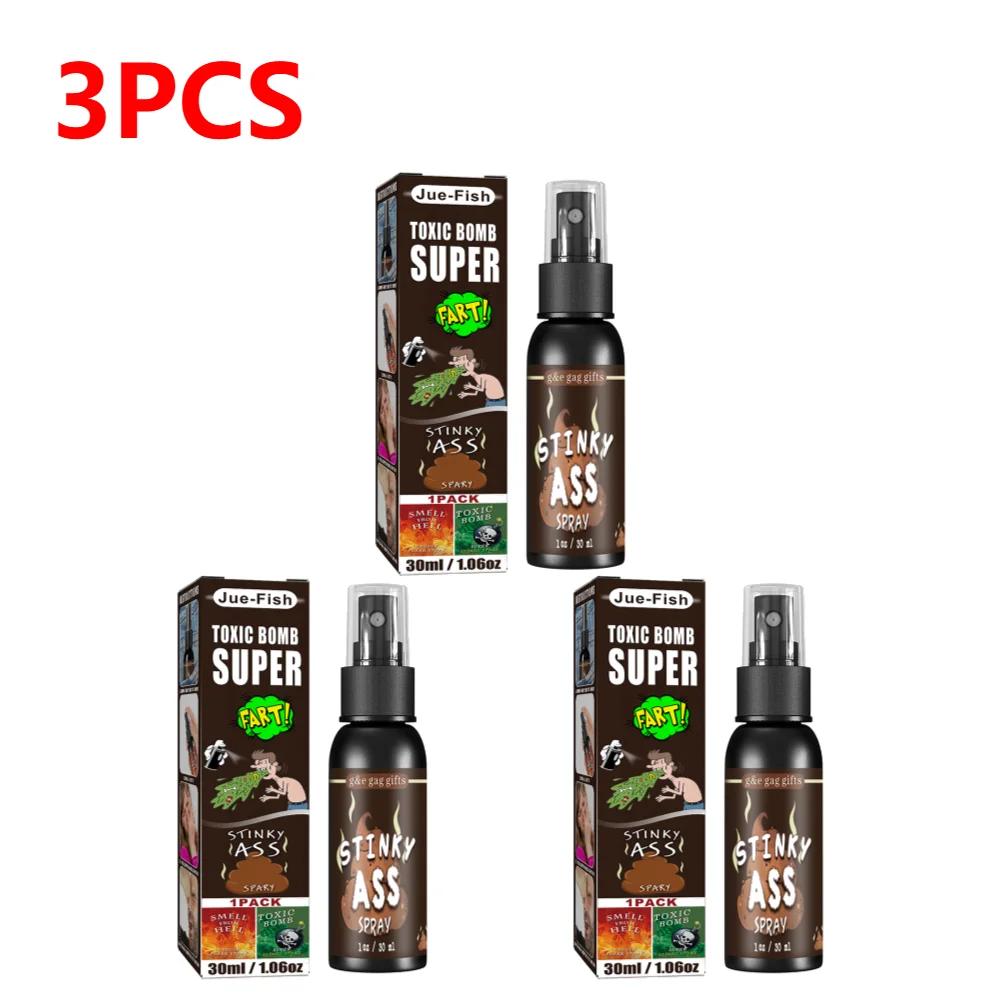 1-5PCS Halloween Props Fart Gag Spray Fart Spray Non Toxic Odor Stinky Terrible Smell Stink Gas Prank Spray Joke Party Supplies