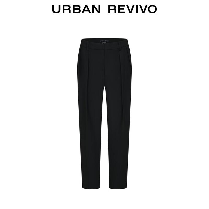 UR Women's Pleated High-Waist Tapered Pants