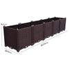 Aeon Hum Assembly Type Garden Planter Potted Plant Vegetable Free Comes with 2nd 5 Sets Box, Box, Plastic, Gardening, Container, Flower, Plant,