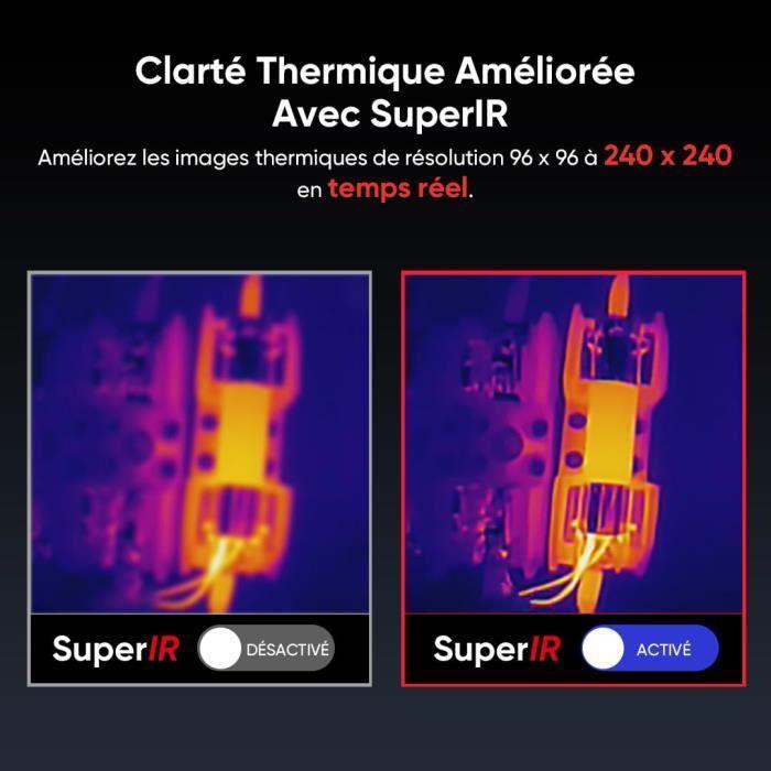 Caméra Thermique - HIKMICRO - E01 - Résolution IR 240 X 240 - SuperIR - Taux De Rafraîchissement 20 Hz