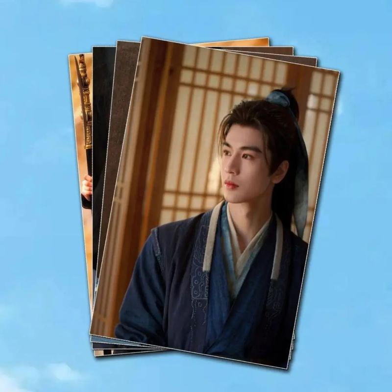 Zhu Yu Pursuit of Jade Drama Xie Zheng Zhang Linghe Photobook Photo Book Poster Acrylic Stand Set Sticker Photocard Pin 4pcs poster random