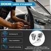 2PCS Door Lock Cylinder Set Front Left/Right,Compatible With Chevrolet Truck C10 C20 C30 GMC 1500 2500 3500 1965-1987 SUV Blazer Jimmy Suburban Van