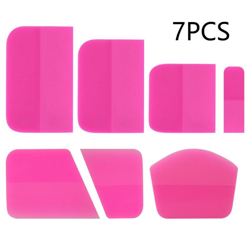 1/7/8Pcs Tpu Ppf Squeegee Kit Window Tinting Soft Rubber Scraper Car Paint Protect Film Installing Vinyl Wrap Tools Water Wiper