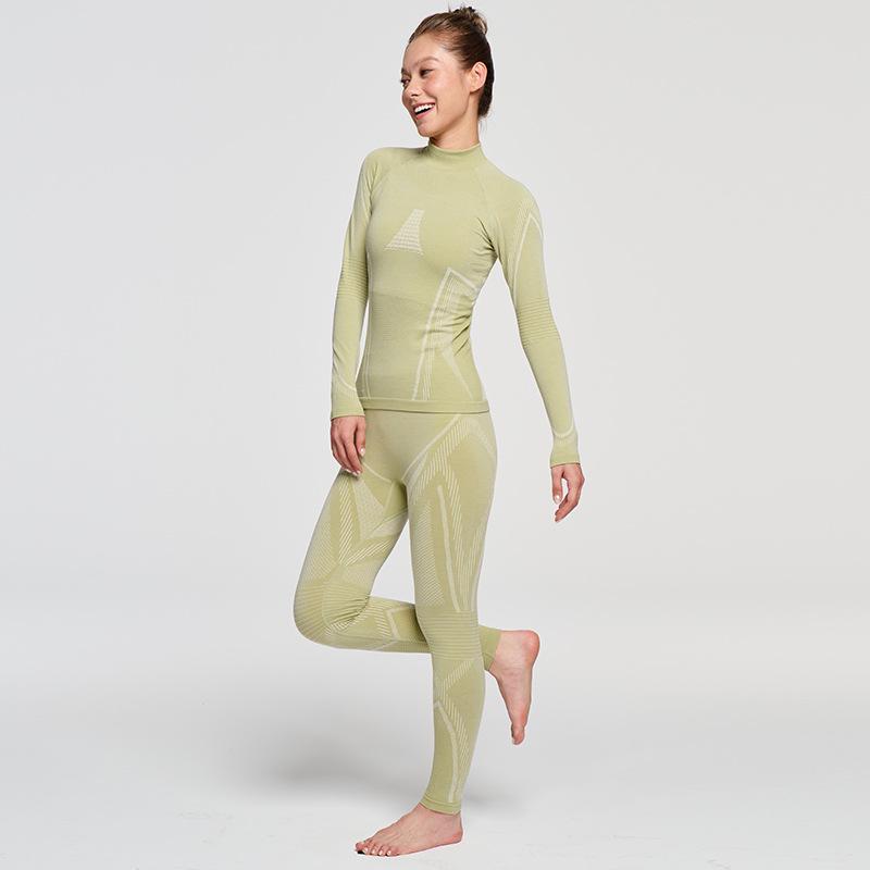 Men's & Women's Quick-Dry Skiing Cycling Hiking Sweat-Wicking Warm Thermal Underwear Set for Autumn/Winter
