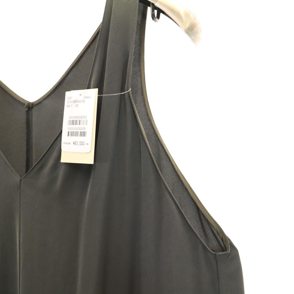 GALLARDAGALANTE unused No sleeve V neck Long dress F khaki Tagged Women Used