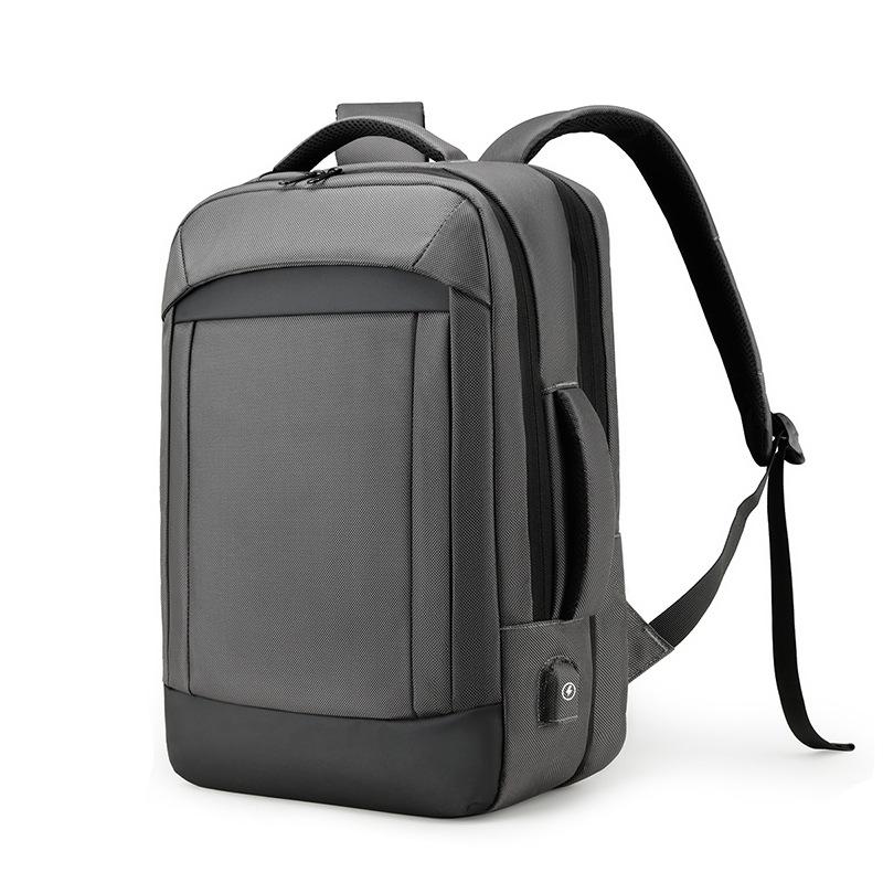 

Men s High-End Waterproof Backpack: Stylish Lightweight Travel & Business Laptop Bag (15.6-inch) 31*13*47 cm сірий колір
