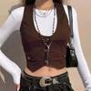 Suit Vest Women Waistcoat Sleeveless Racerback Vest Tuxedo  Unisex Style