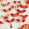 New Year Pet Scarf: Knitted Collar for Cats & Dogs - Celebrate Chinese New Year