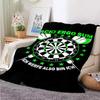 Darts Pattern Flannel Throw Blanket Blank Soft Warm Series and Ice Fire Darts Fashion Flannel Warm Sofa Bed Camping Kids Gifts
