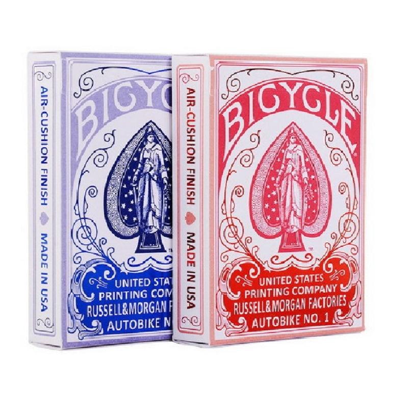 Bicycle AUTOBIKE No.1 Playing Cards Blue/Red Retro Deck Card Games Magic Tricks