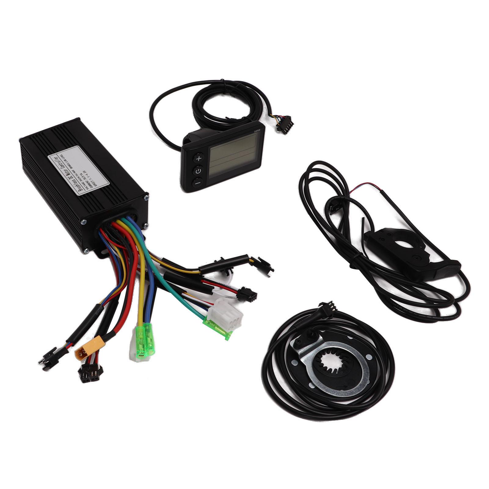 

Electric Bike Conversion Kit 3 Modes Sine Wave 9 Tube Controller 8 Magnetic Power Assist Sensor Kit 24V 36V 48V