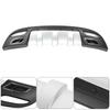 Matte Silver Black Rear Bumper Diffuser Lip Fit for Hyundai Elantra Sedan 2010‑2014