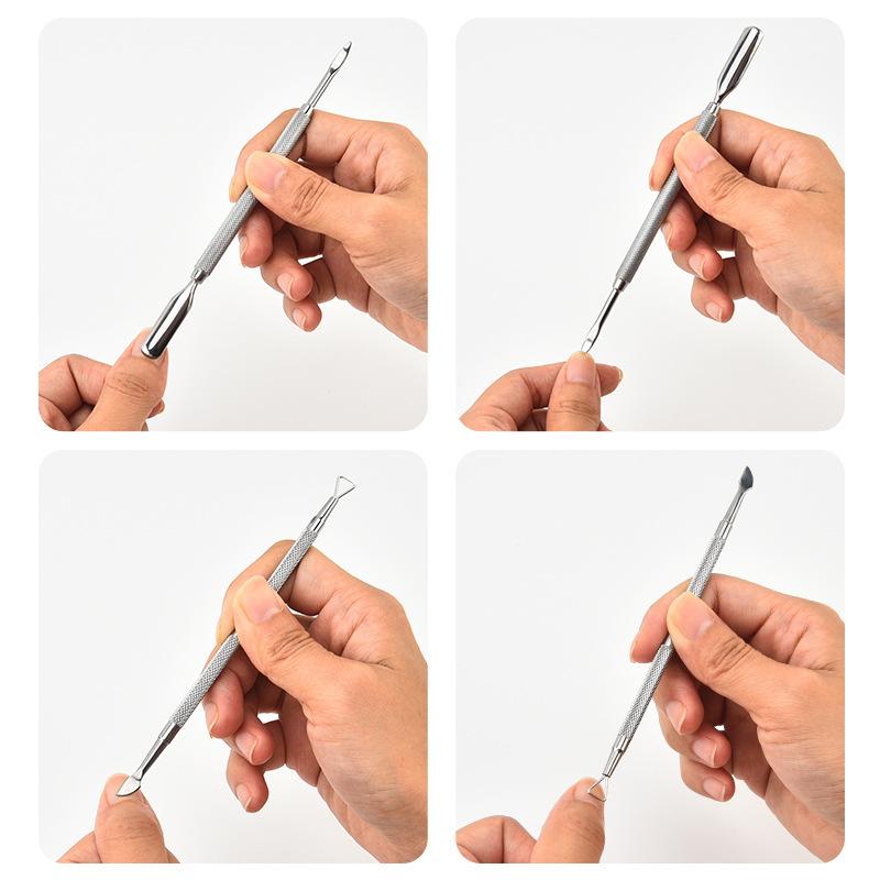 Stainless Steel Nail Art Tools Are Easy To Clean and Durable Ceramic Clay Sculpture Knife for Nail Care and Beautification
