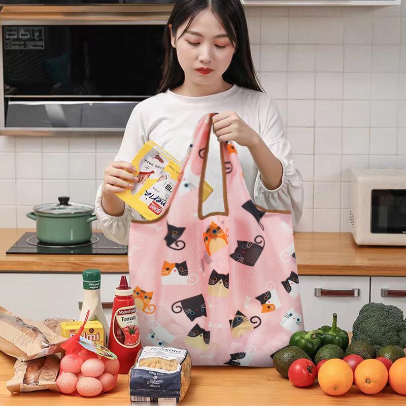 Medium Eco-Friendly Foldable Waterproof Shopping Tote Bag