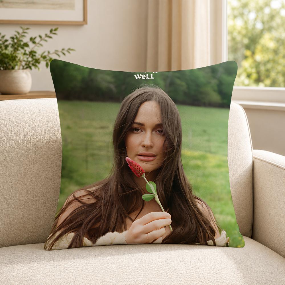 Singer KKacey MMusgraves Cushion Cover Soft Short Plush SkinFriendly Cushion Case for MultiScene Use