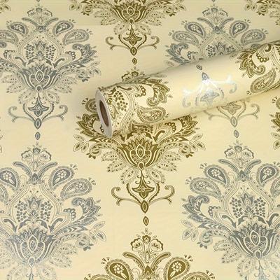 Bohemian Style Peel and Stick Wallpaper 17.7x393.7in Roll Waterproof Removable for Kitchen Dryers Room Home Decor Backgrounds