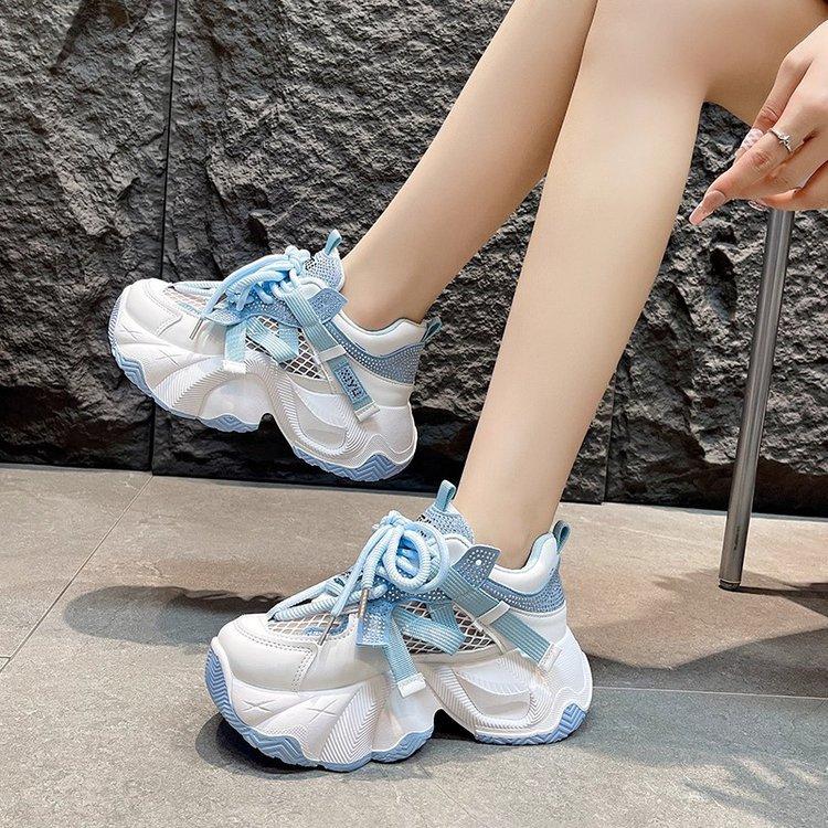 

Dad shoes women s design sense niche autumn new mesh breathable lightweight sports shoes heightening casual shoes 40