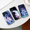 Censhin Impact Columbina Phone Case For Samsung Galaxy A20,21s,22,31,32,52,53,72,73,80,91 Soft Black Shell