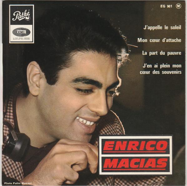 

7inch Record ENRICO MACIAS Jappelle Le Soleil EG901 Path 1965 France Pop Used